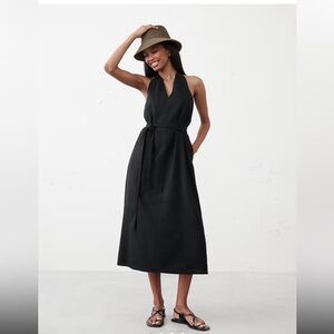 Banana Republic Black Midi Dress